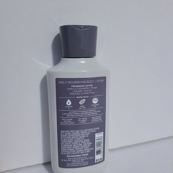 BATH & BODY WORKS SNOWFLAKES & CASHMERE BODY LOTION | 8 oz | NEW | WINTER SCENT - Picture 5 of 6